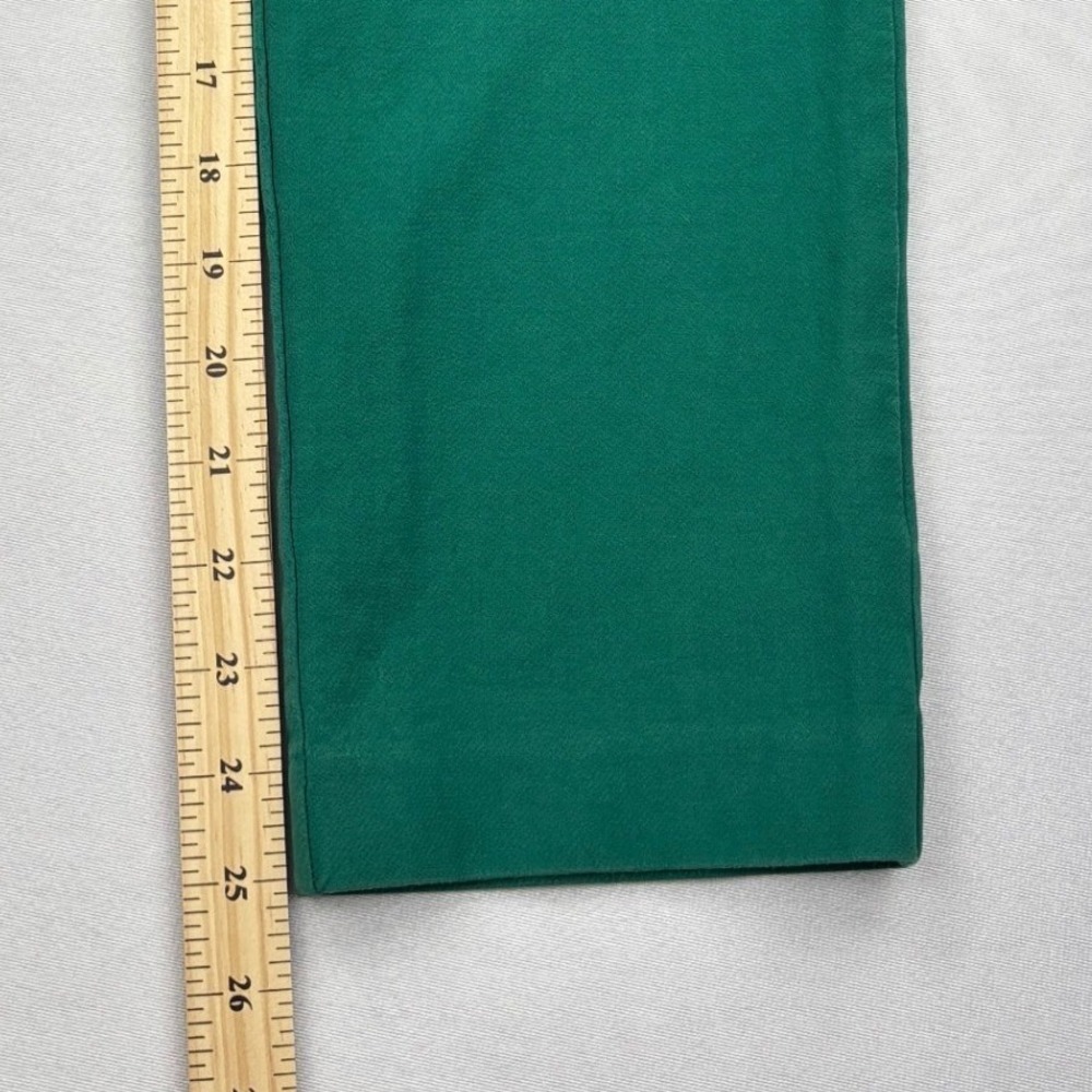 Ann Taylor Womens Size 8 Kelly Green Stretch Cotton Ankle Trousers Pants Preppy - Picture 5 of 10